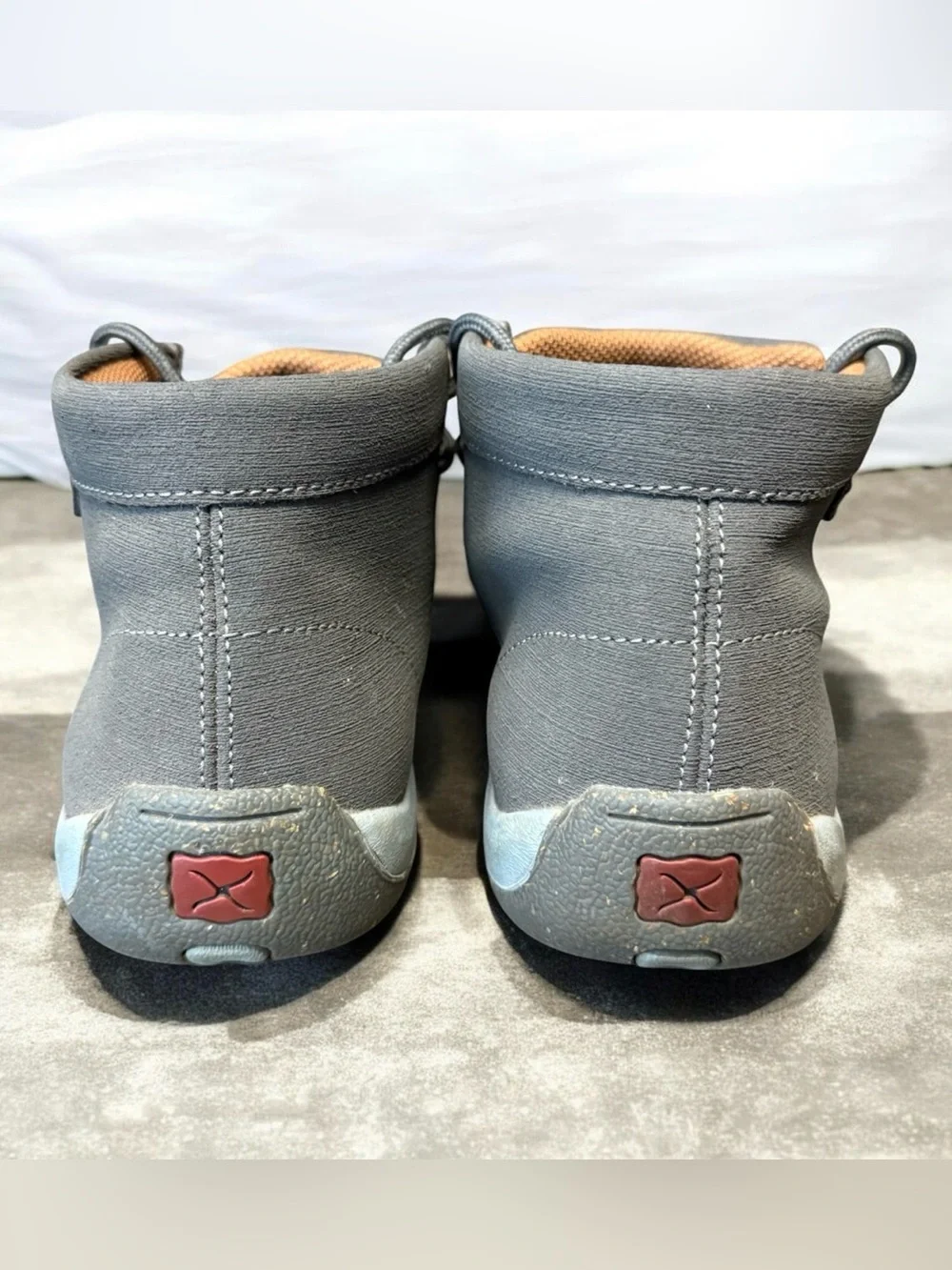 TWISTED X Men’s Chukka Driving Shoes - Gray Size 7M